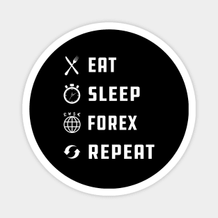 Forex Trader - Eat Sleep Forex Repeat Magnet